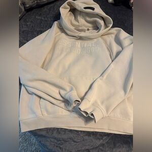 Fear of God Essentials Cream Hoodie